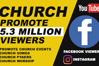 promote youtube gospel video music songs to 5 million facebook