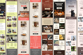 design ecommerce email templates for brands