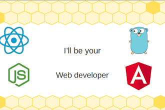 make your web application in react, golang, nestjs, angular