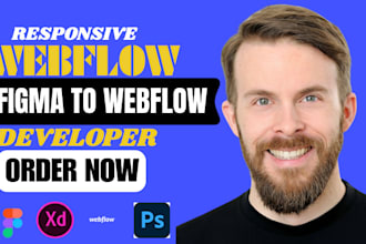 create or design webflow website, webflow expert, figma to webflow and SEO
