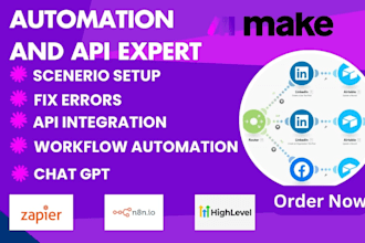make com automation make com make scenerio made com integromat zapier fix make