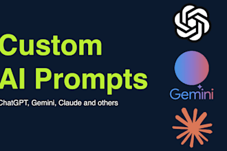 write custom chatgpt prompts tailored to your needs