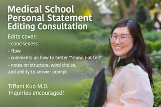 proofread your medical school personal statement