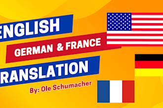 manually translate english to german and german to english