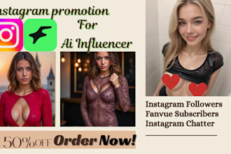 do ai influencer instagram manager  for onlyfans fanvue promotion for subscriber