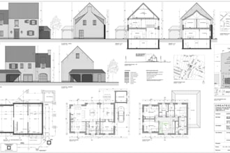 create professional uk planning permission drawing