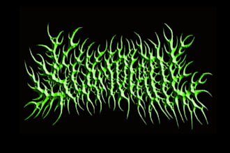 design death metal or slamming brutal death metal logo