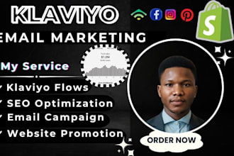 set up klaviyo email flows for your ecommerce website or shopify store