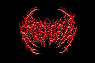 create metal, brutal, death metal logo for your band, brand