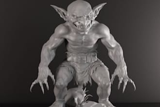 sculpt 3d model,dnd miniatures for 3d printing,miniatures,stl file,unreal engine