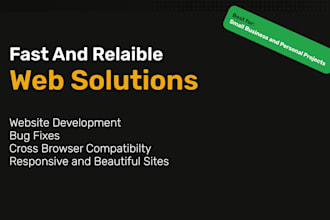 fix, code, develop and debug responsive websites
