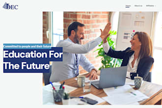 build an elearning, language learning, or online course educational website