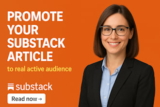 do substack page link promotion newsletter marketing to real active audience