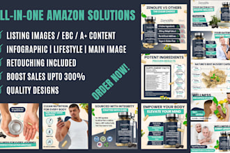 amazon product listing images, infographics ebc a plus content lifestyle photos