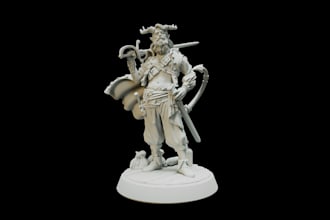 sculpt 3d nsfw female character, 3d printing, miniature warhammer 40k, 3d model