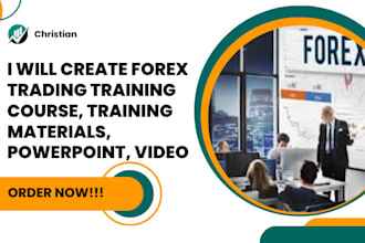 create forex trading training course, training materials, powerpoint, video