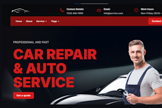 car detailing website, car wash website, auto detailing website, car dealership