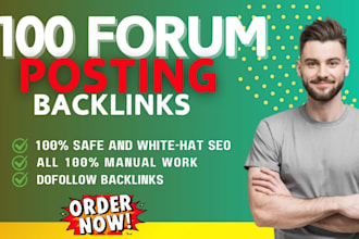 forum backlinks or forum posting or contextual links