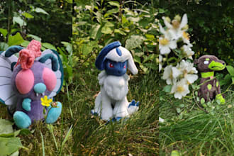 create personalized plush toys, handmade custom stuffed animals from concept