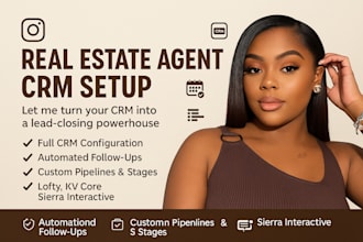 setup lofty crm monday crm kv core real estate make automation clickup notion