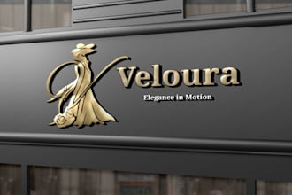 design an elegant logo with premium mockups
