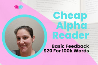 read your alpha draft for cheap