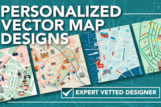 create a personalized vector map for your business or event