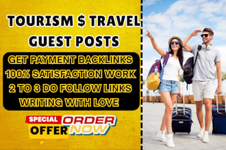 write and publish travel guest posts with high da SEO backlinks
