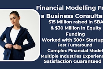 get accurate, investor focused financial forecasts, projections, and models