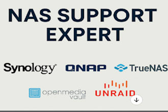 fix, configure and deploy synology, qnap, truenas, omv, unraid or any nas system