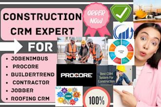 setup construction jobenimbus procore buildertrend contractor jobber roofing crm
