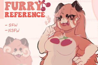 do a furry sfw or nsfw reference sheet for you