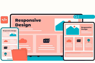 build modern responsive website UI