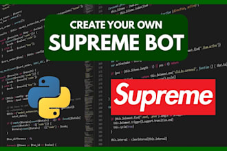 create supreme bot, steam bot, offerup bot, check out, vinted bot,adidas bot