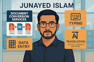 do typing jobs and file conversion