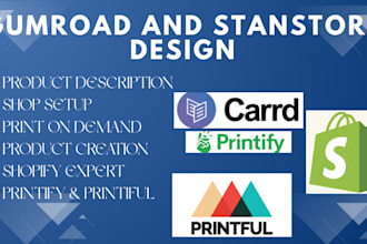 setup stan store, carrd or gumroad and  create digital products