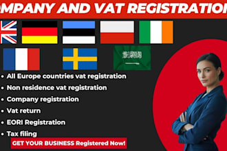 do vat and company registration, eori, hmrc, for your company
