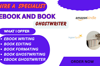 ghostwrite your ebook, non fiction ghostwriter, ebook writer, ebook ghostwriter