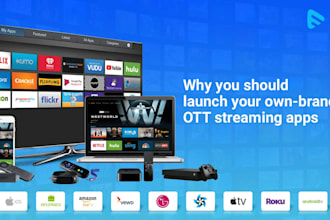 build smart tv, ott, iptv, roku tv channel, live streaming app