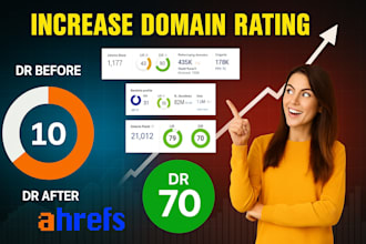 increase ahref domain rating using seo guest posts and dofollow backlinks