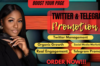 do twitter marketing telegram onlyfans promotion with organic growth engagement