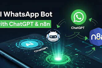 build a custom n8n ai whatsapp chatbot n8n whatsapp automation zapier make n8n