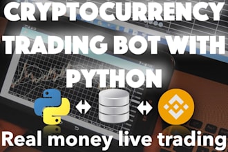 develop  crypto trading bot using python and binance API