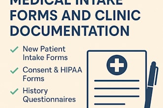 design custom medical forms and patient intake documents