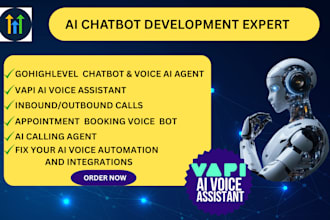 setup vapi ai calling agent, ghl chatbot, retell ai voice agent, make com, vapi