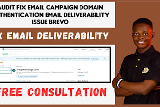 audit fix email campaign domain authentication email deliverability issue brevo