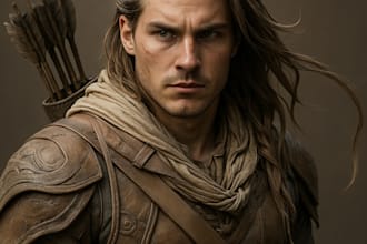 model and sculpt realistic 3d character, 3d game character zbrush, ue5