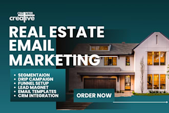 setup real estate mailchimp klaviyo email marketing, newsletter, list building
