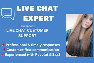 provide live chat customer support for your website or store