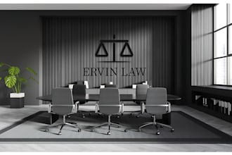 create modern law firm and lawyer logo with free source file